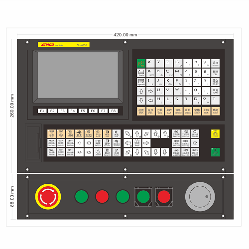 XC1000M series drilling and tapping multi-function CNC system